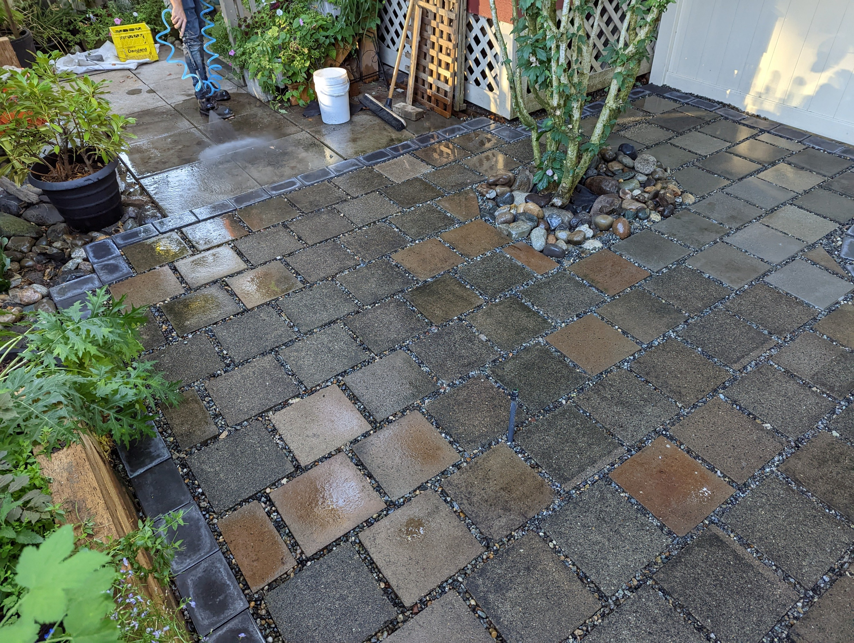 How to Fix Patio Pooling Problems with Drainage Solutions